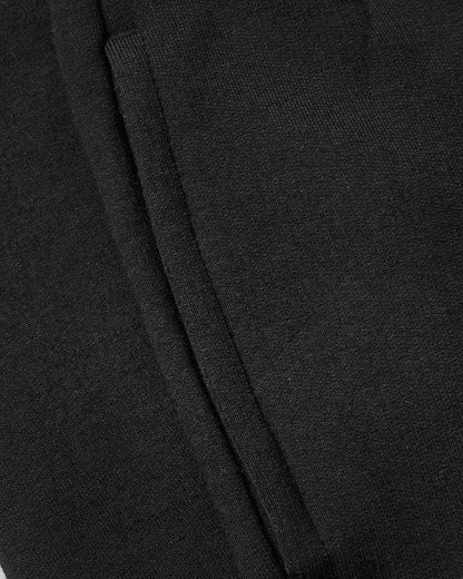 Girls Black Slouch Pullover Crew & Relaxed Jogger 2-Pack
