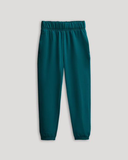 Girls Deep Emerald Relaxed Joggers