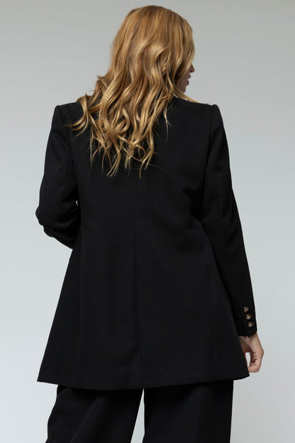 Black Cleo Twill Blazer - Sale
