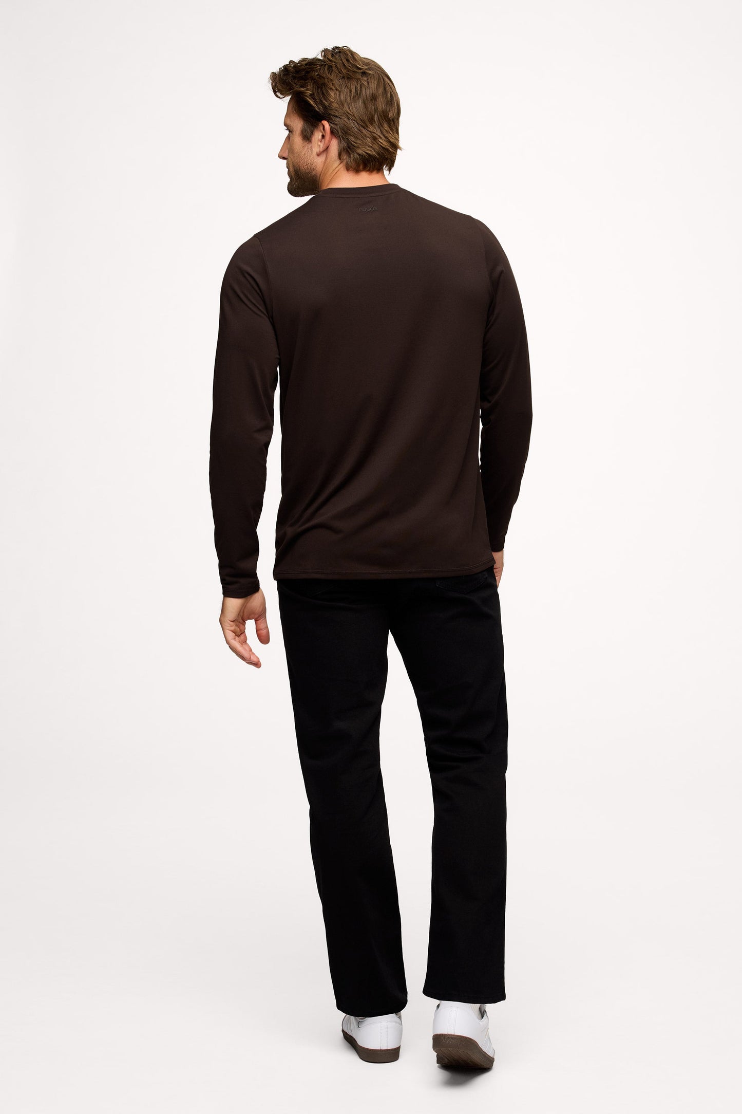 Men's Long Sleeve Movement Tee | Espresso