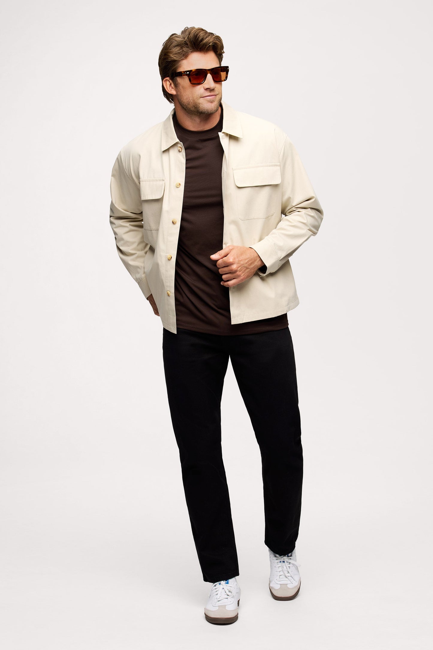 Men's Long Sleeve Movement Tee | Espresso