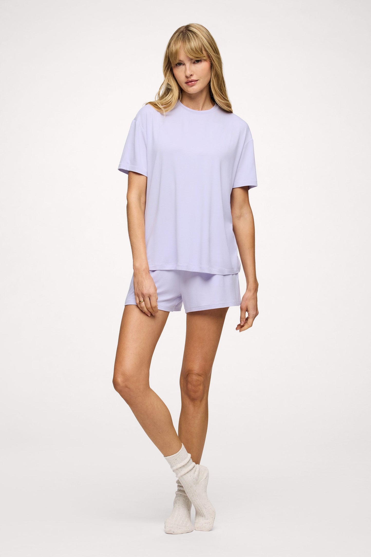 Boyfriend Pajama Tee | Lilac