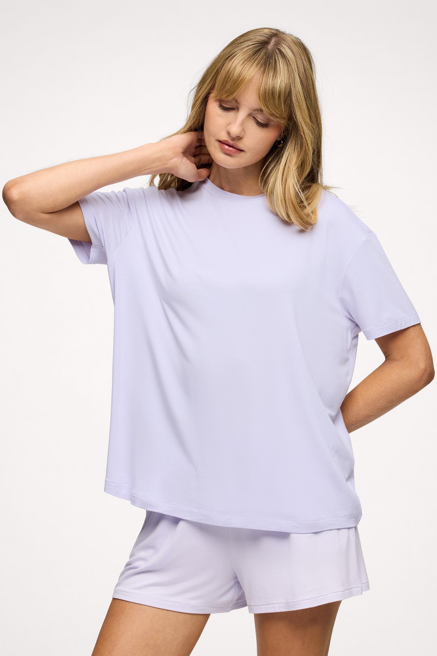 Boyfriend Pajama Tee | Lilac