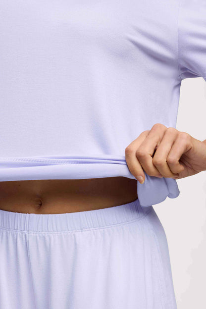 Boyfriend Pajama Tee | Lilac