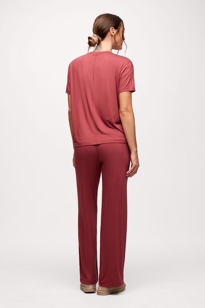 Boyfriend Pajama Tee | Mauve
