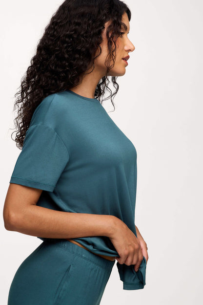 Boyfriend Pajama Tee | Ocean