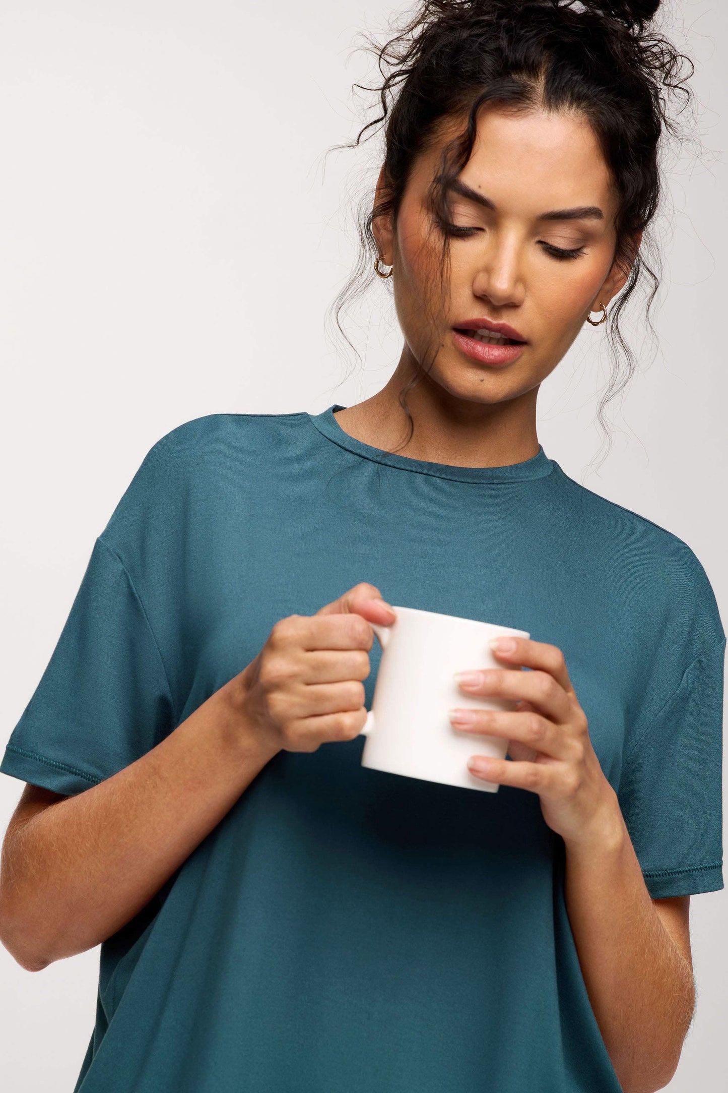 Boyfriend Pajama Tee | Ocean
