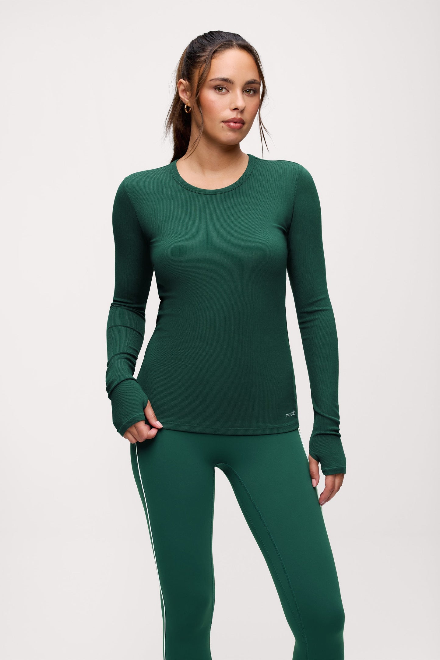 Sporty Rib Bra Long Sleeve