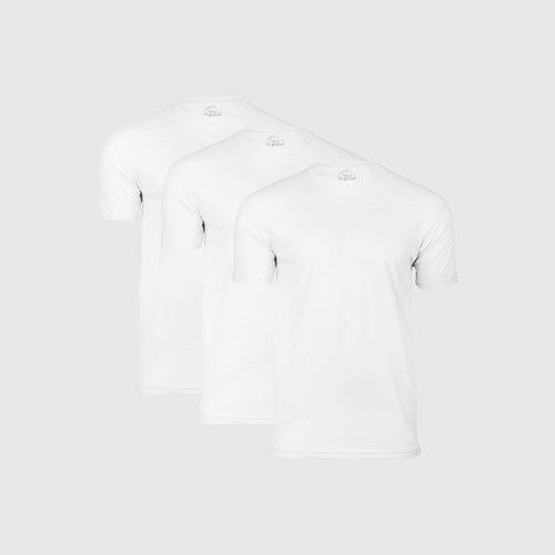 White Classic Crew Neck 3-Pack