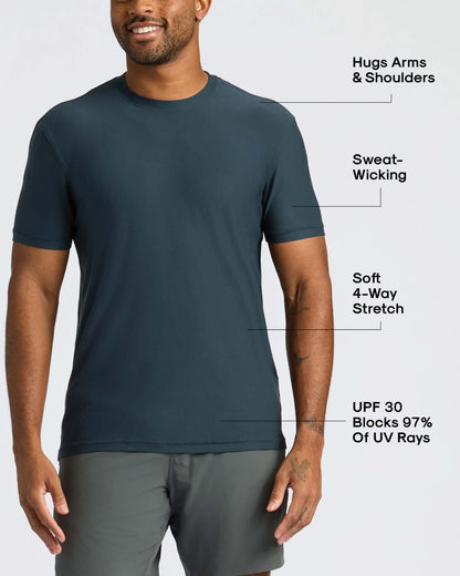Shadow Active Crew Neck Tee