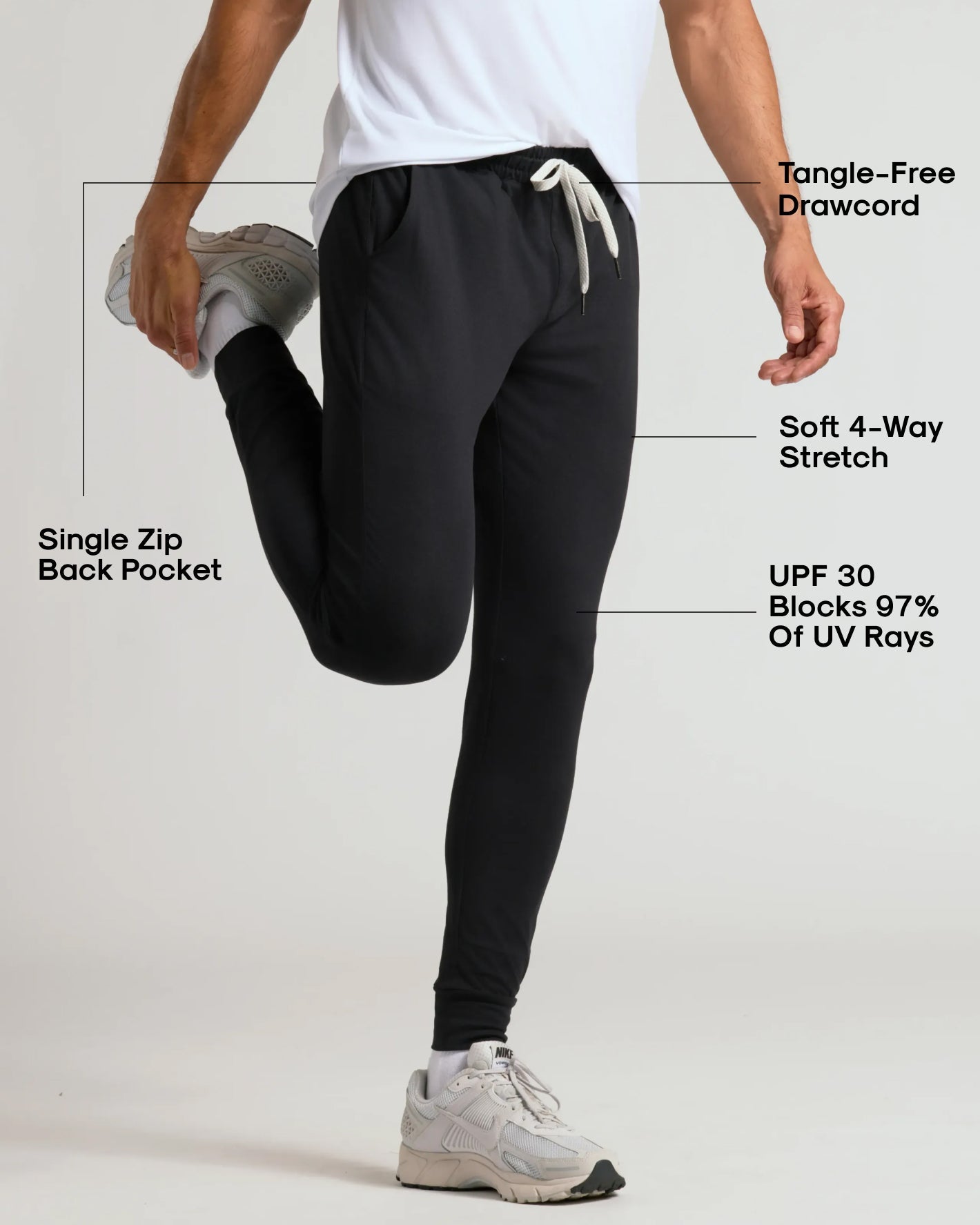 Black Active Joggers