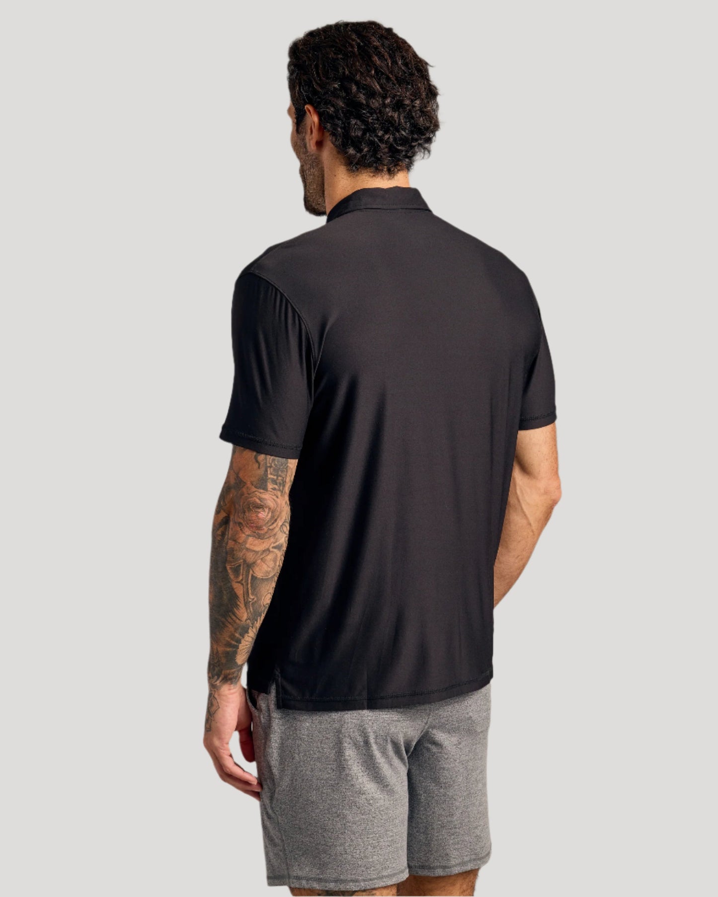 Black Active Polo 3-Pack