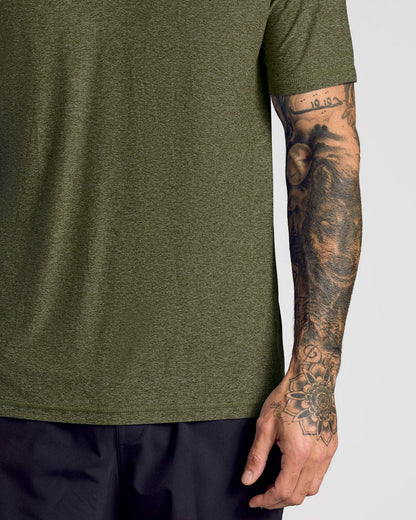 Dark Heather Pear Active Polo 2.0