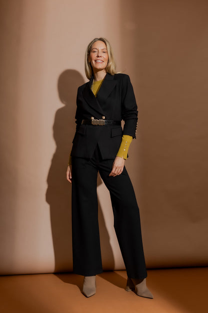 Black Ponte Sisca Blazer