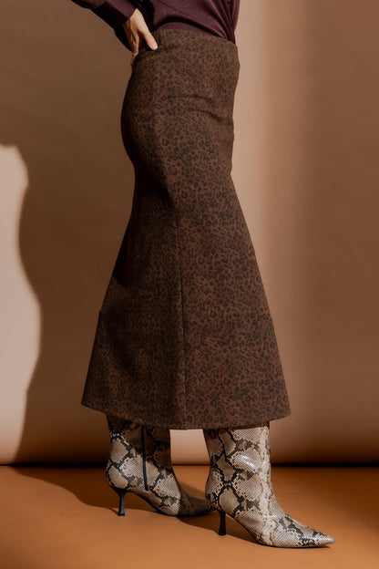 Animal Maxi Skirt