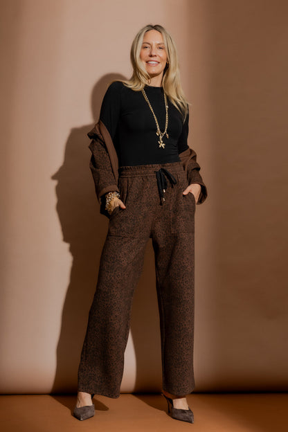 Black Tencel Mock Neck Top