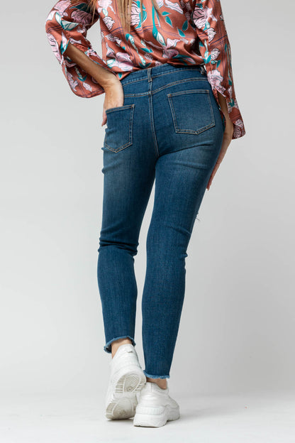 Chambray Stretch Milan Jean