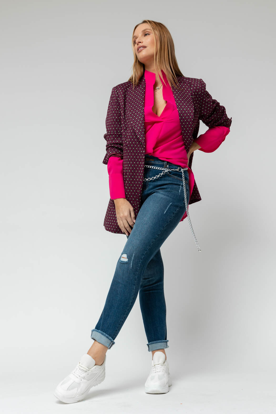 Chambray Stretch Milan Jean