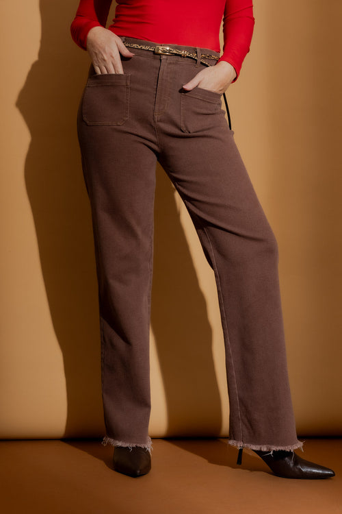 Brown Pocket Jean