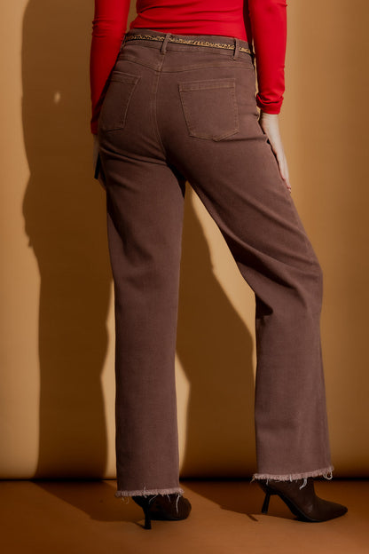 Brown Pocket Jean