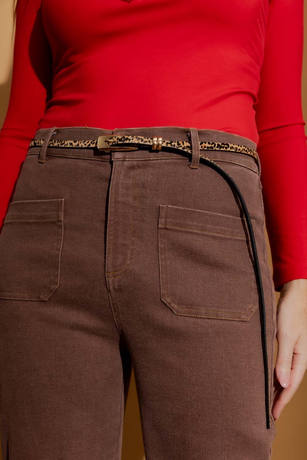 Brown Pocket Jean
