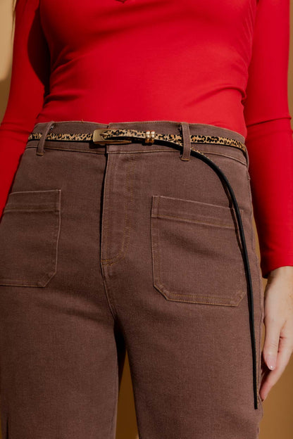 Brown Pocket Jean