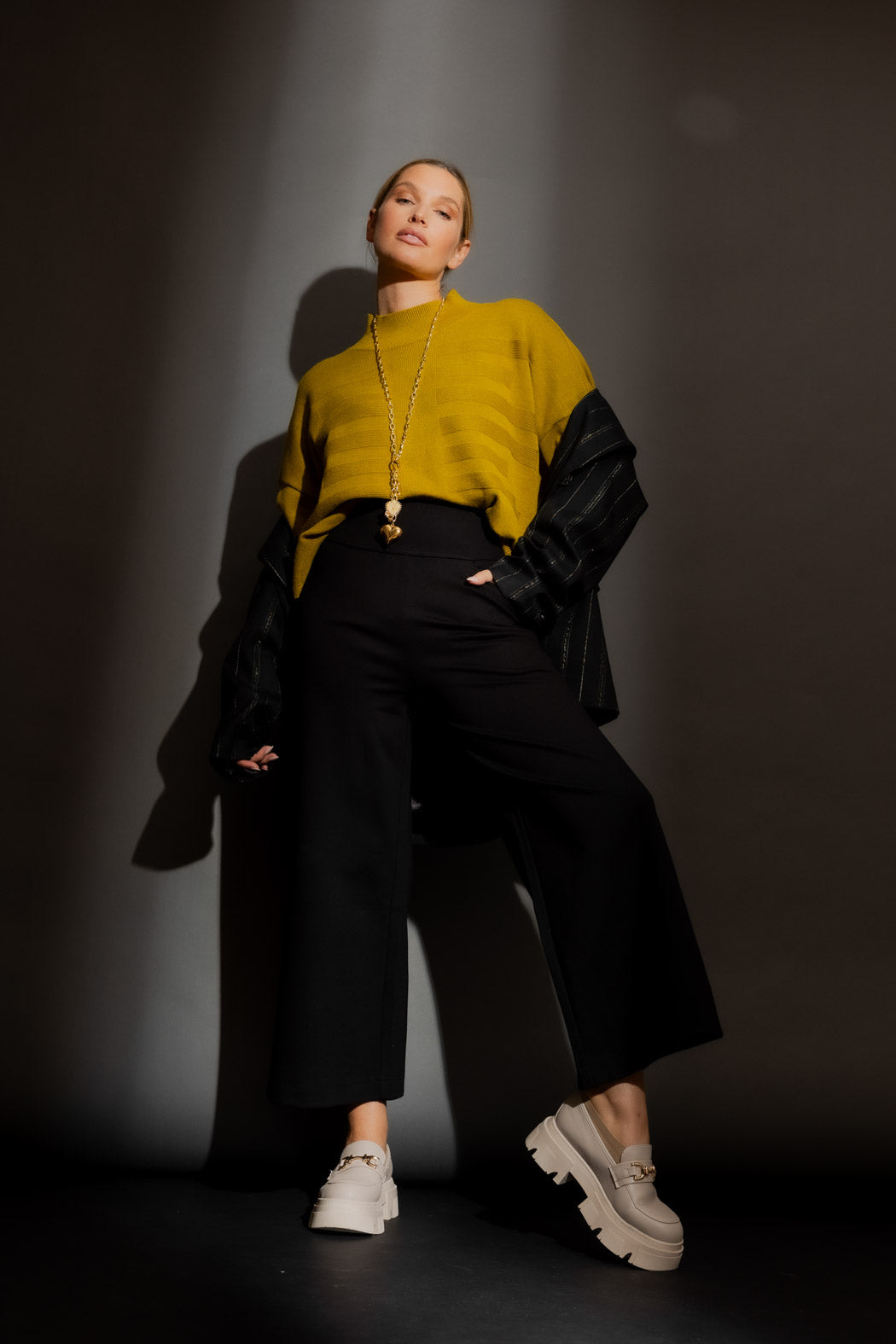 Black Ponte Jet Culotte
