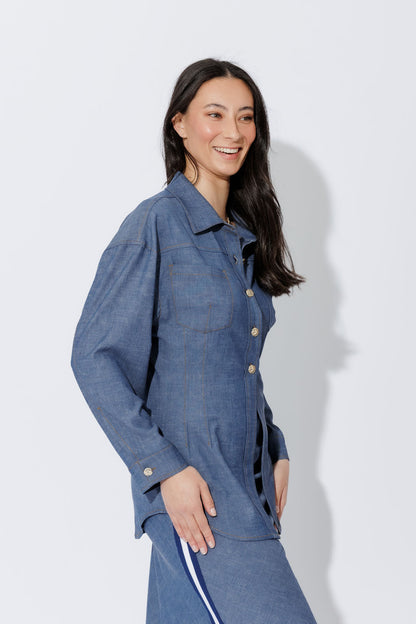 Chambray Hourglass Jacket