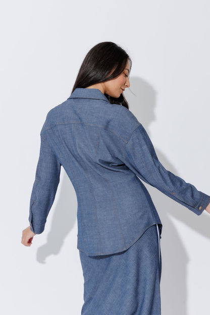 Chambray Hourglass Jacket
