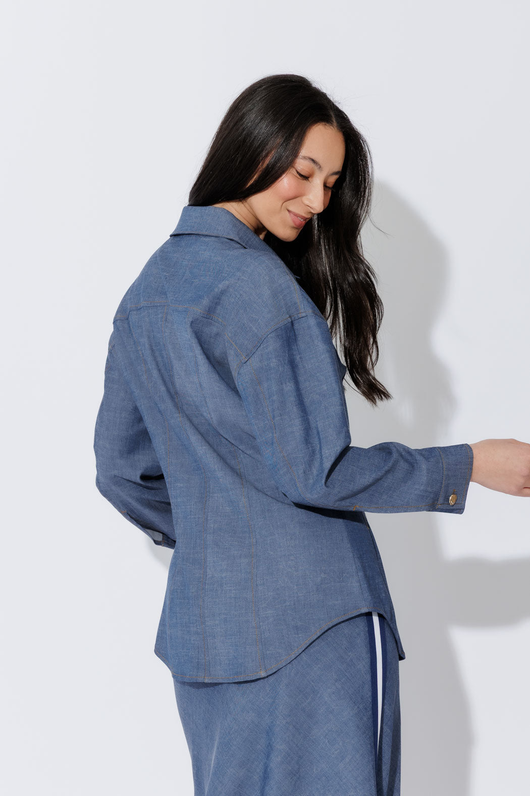 Chambray Hourglass Jacket