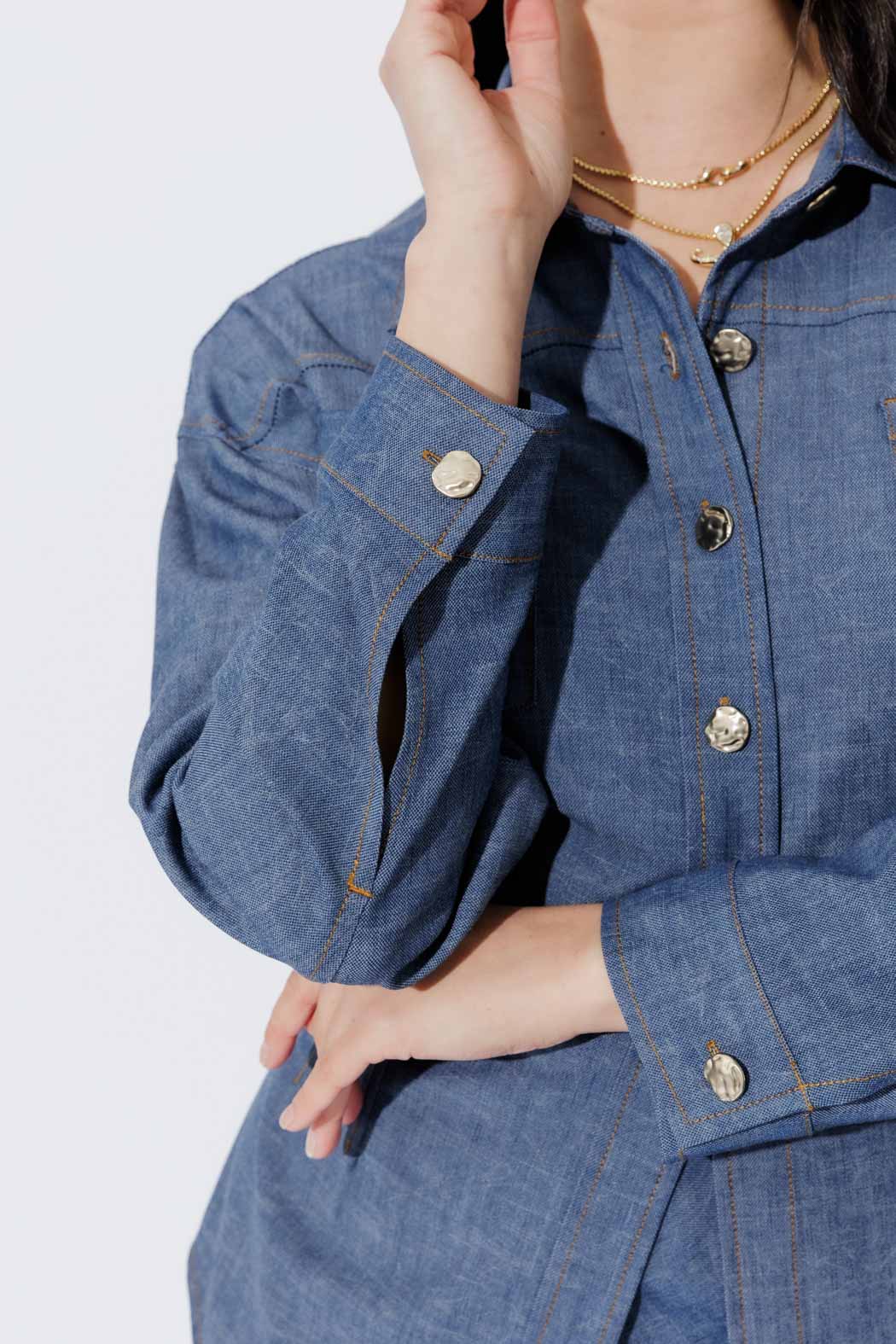 Chambray Hourglass Jacket