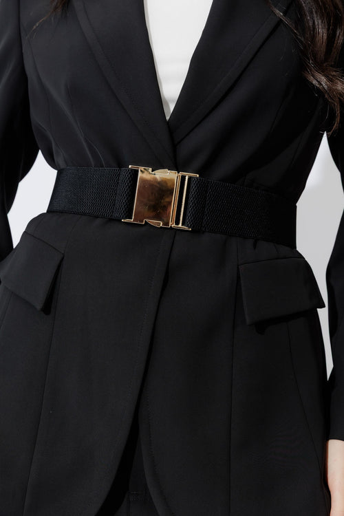 Black Elastic Belt