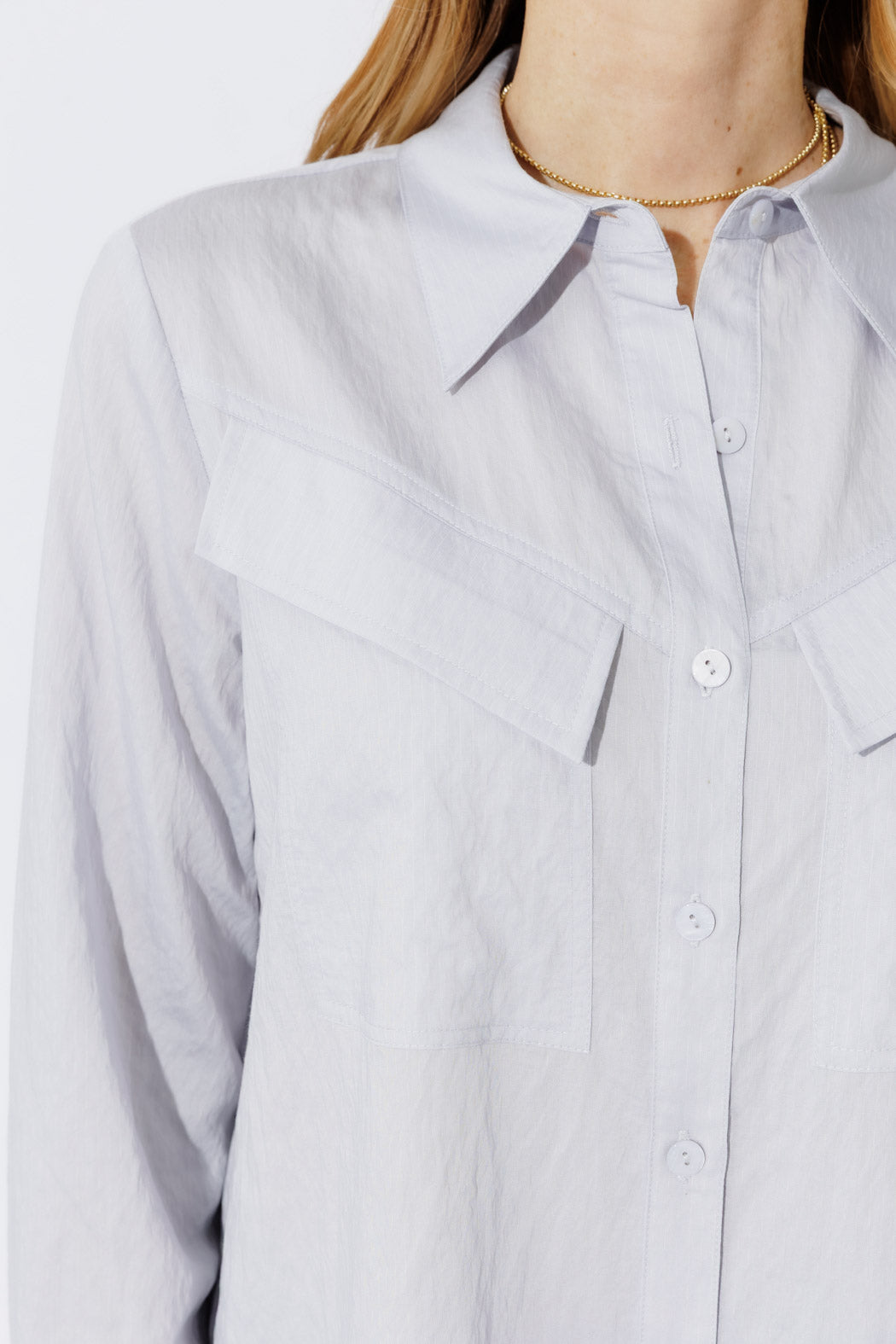 Blue Angle Pocket Shirt