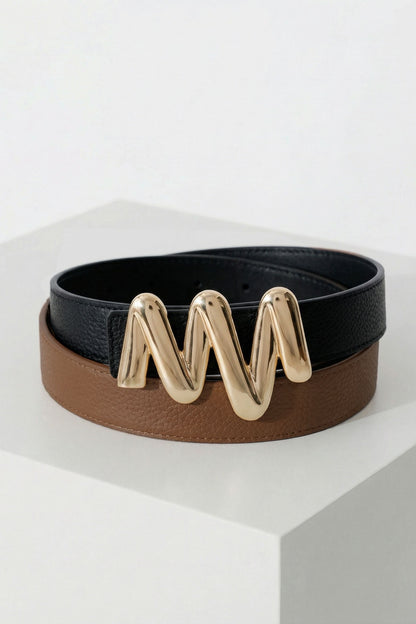 Black/Brown MM Belt 2 Pack
