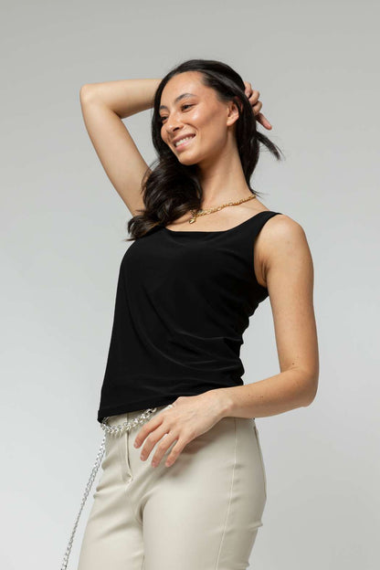Black Double Layer Cami