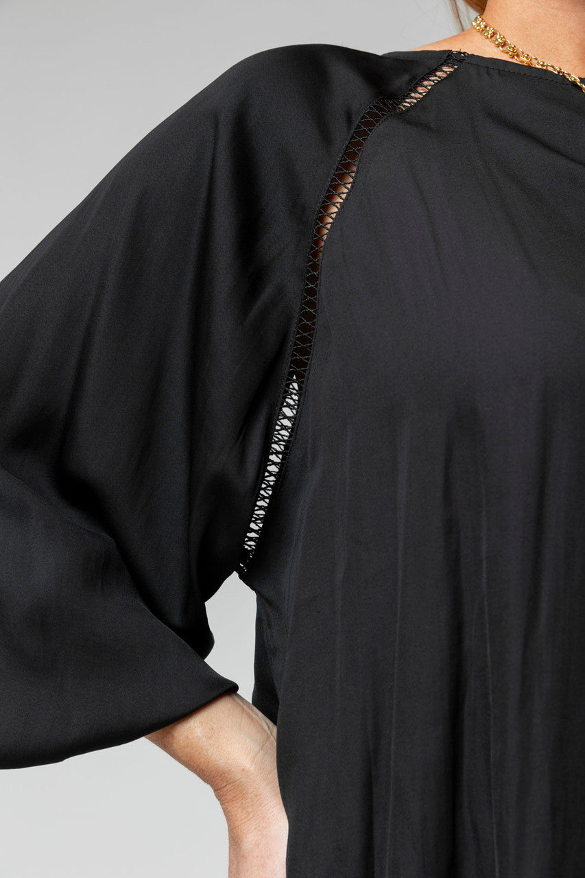 Black Boho Blouse