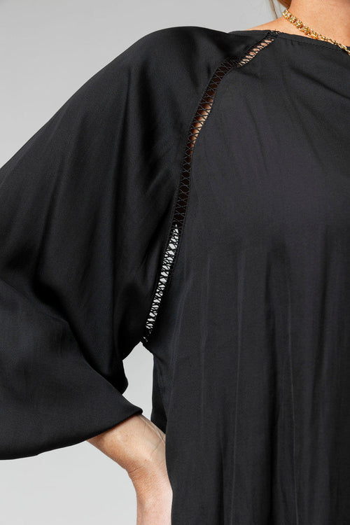 Black Boho Blouse