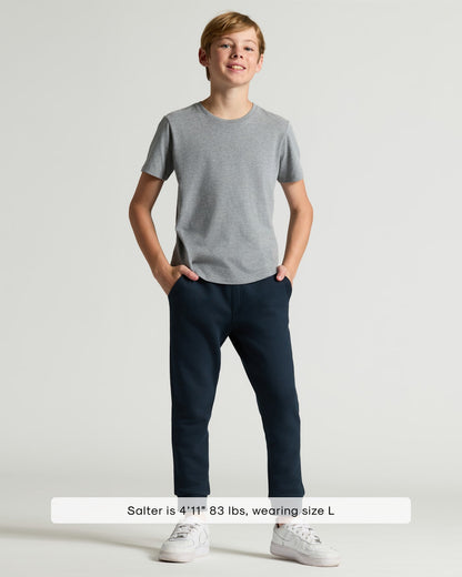 Boys' Classic Curved Hem Crew Neck 6-Pack