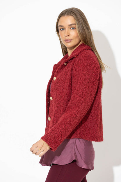 Burgundy Soft Touch Carrington Jacket