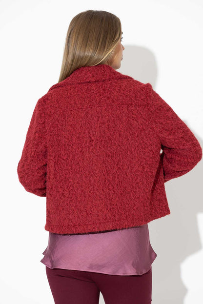 Burgundy Soft Touch Carrington Jacket