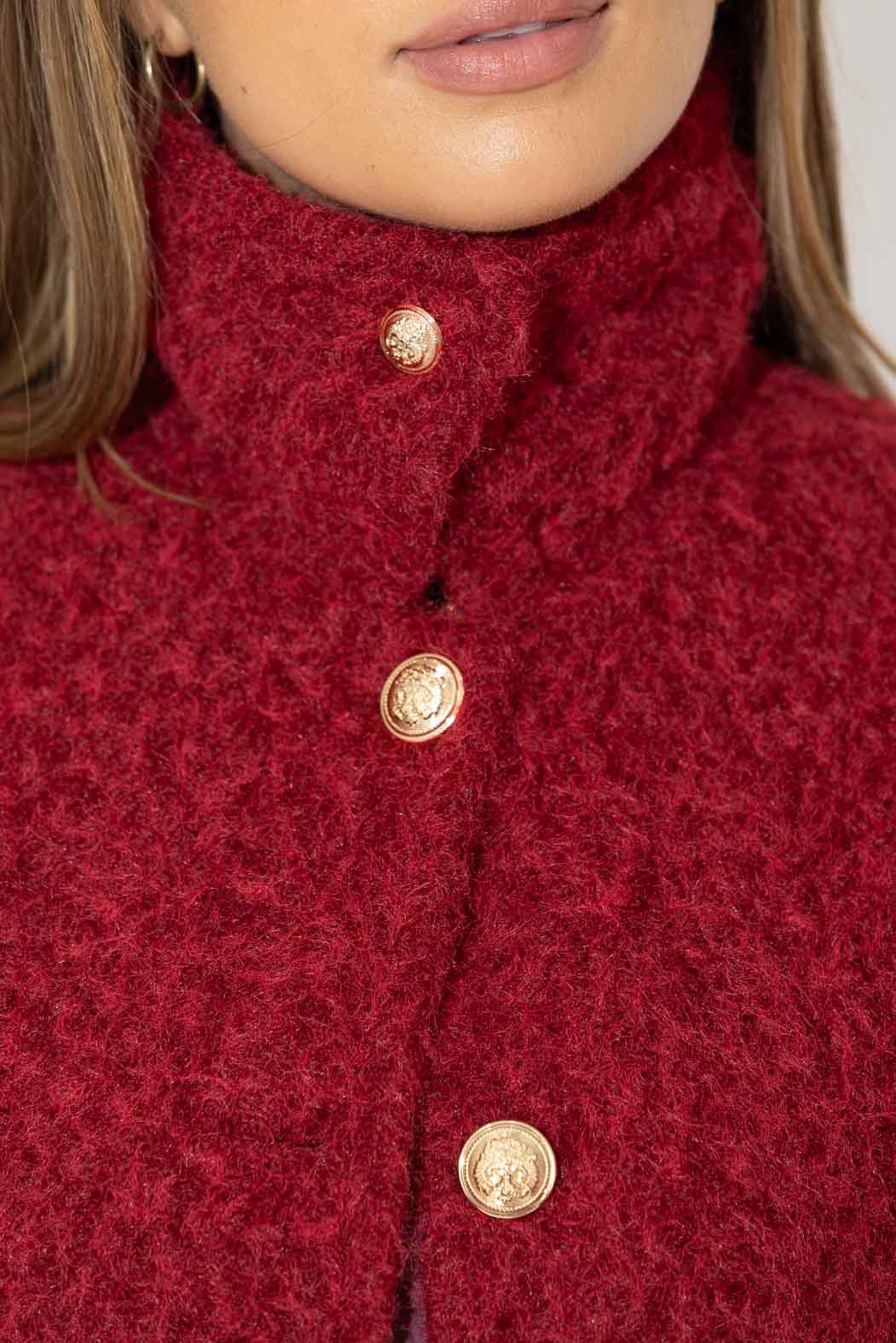 Burgundy Soft Touch Carrington Jacket