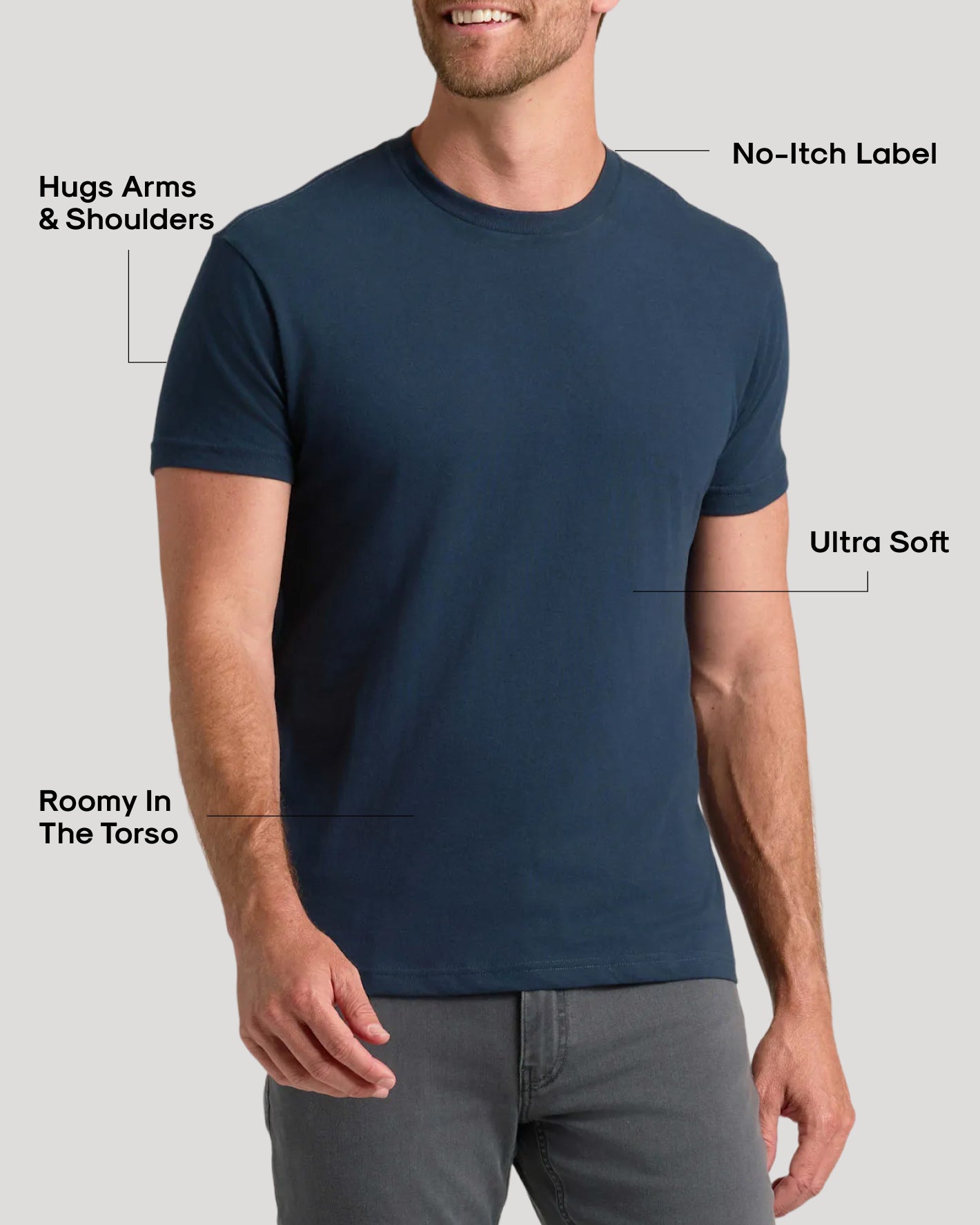 Navy Classic Crew Neck