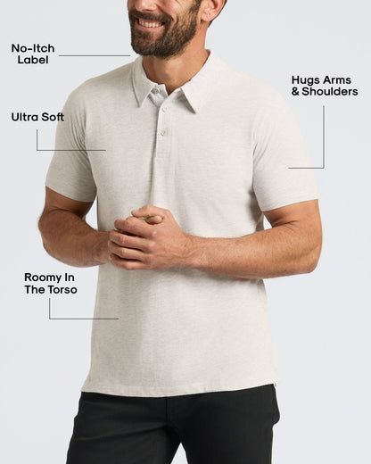 Oatmeal Classic Polo