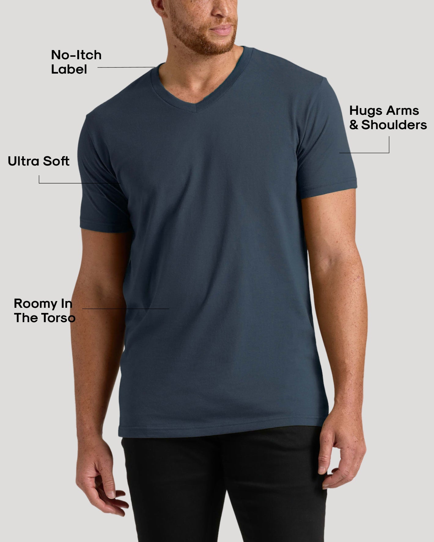Shadow Tall Short Sleeve V-Neck