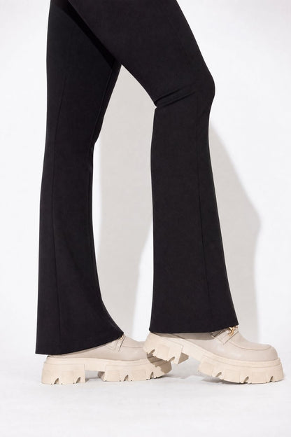 Black Ponte Pintuck Miracle Flare Pant