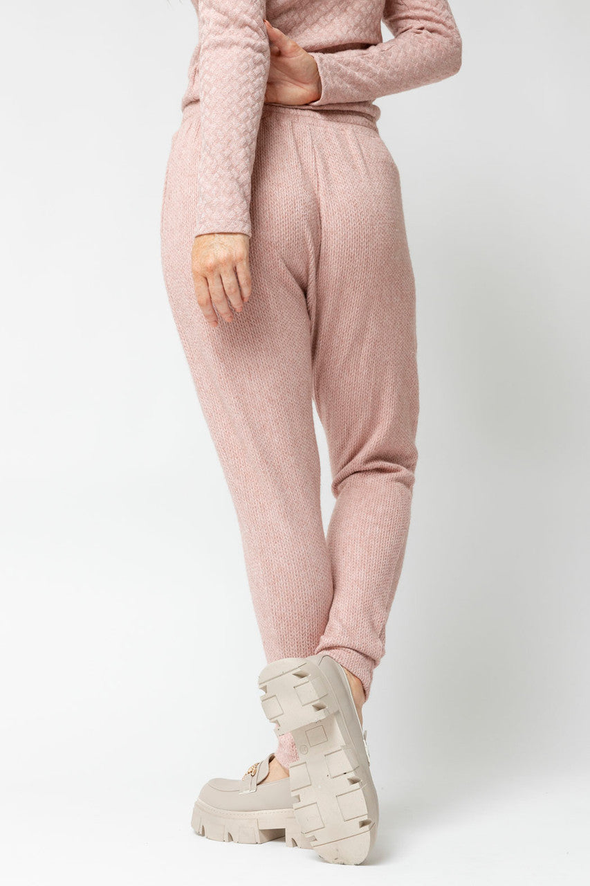 Cable Lounge Pant In Pink