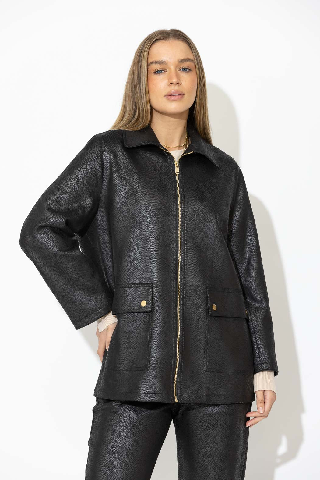 Black Snake Riding Jacket