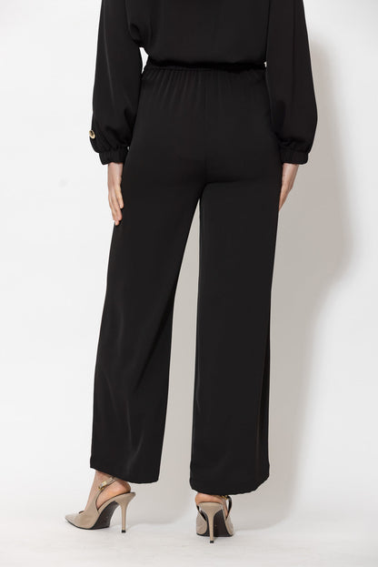 Black Euro Stud Pant