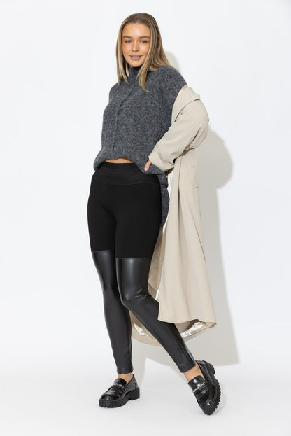 Black Thigh High Miracle Pant