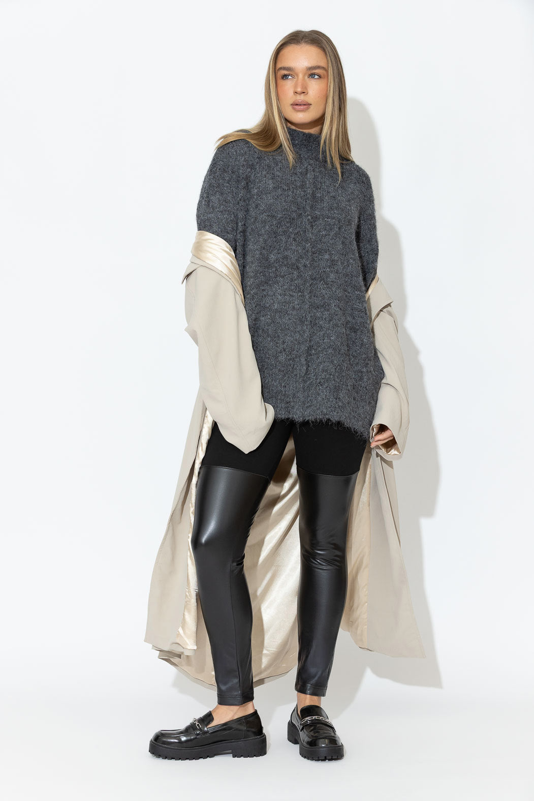 Black Thigh High Miracle Pant